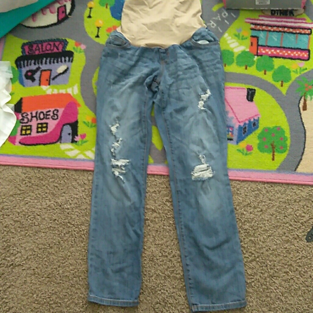 Maternity jeans from motherhood